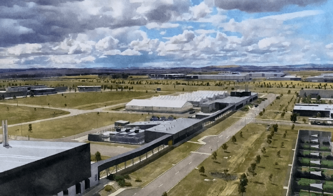 The facility is located in Mickleham, just outside Melbourne.
